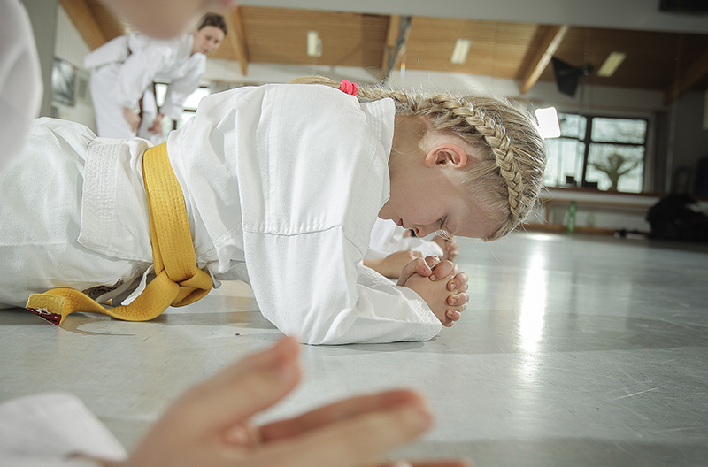 Kräftigung - Ninja Training 5-8 Jahre - Karateschule Kumadera